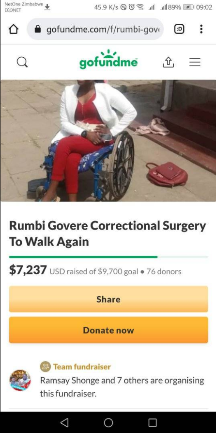 Dear All
We are grateful and deeply touched by your kind donation towards our campaign. Thank you for partnering with us, we are a step closer to our goal. Thank You once again for partnering with us
gofund.me/10891c2a