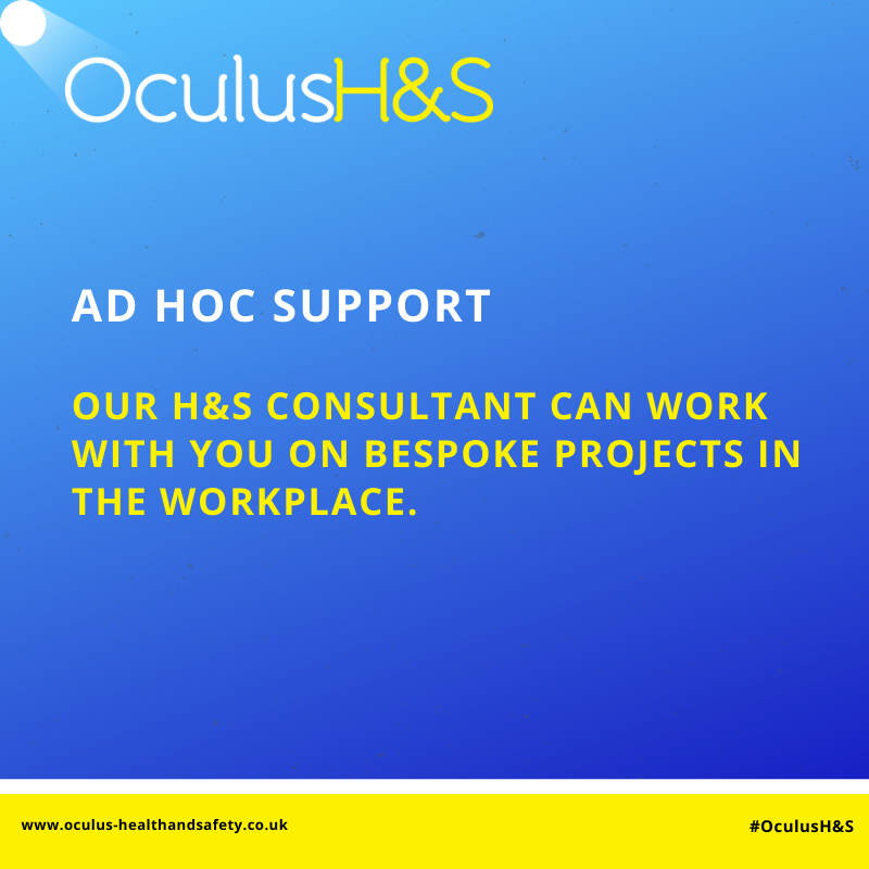 oculus_hs's tweet photo. Did you know we offer ad hoc support? Our H&amp;S Consultant can work with you on bespoke projects in the workplace.

Find out more: https://t.co/82OAAZ4DZ5

#healthandsafety #healthandsafetyatwork https://t.co/gN7QwJysMh