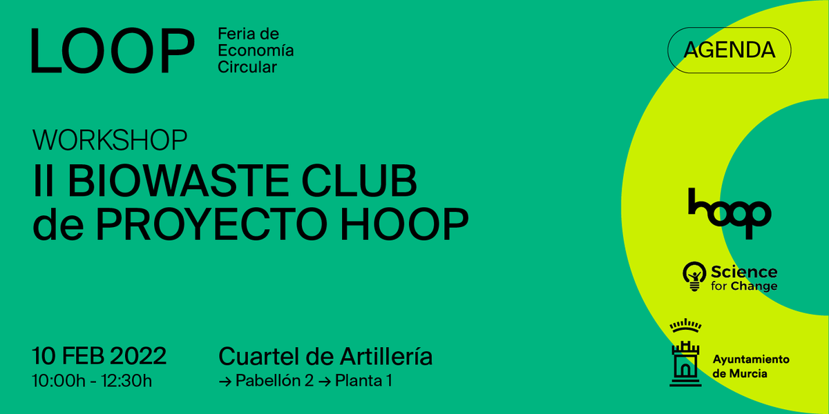 LoopMurcia's tweet photo. ➡️ El jueves 10 de febrero, de 10:00h a 12:30h, tendrá lugar el II encuentro del Biowaste club en Murcia para impulsar la #bioeconomía circular urbana a gran escala en el @cuarteldeartilleria.
#loopmurcia #economiacircular #murcia @AytoMurcia @mucsostenible @SciencefChange https://t.co/vxfnD3qY7A