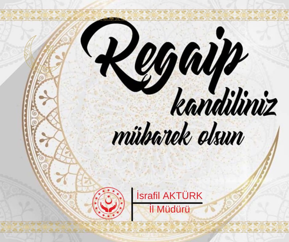 Ya Rab! Bizi dosdoğru bir yola ilet, senin çizmiş olduğun istikamette ilerlet,niyetlerimizi ihlaslı eyle ve bize lütfettiğin güzelliklerde bereket ihsan eyle.Bu mübarek kandil gününde dualarımızı kabul eyle. 
<a href="/akturk_israfil/">İSRAFİL AKTÜRK</a> @hmzaydg <a href="/aksarayvaliligi/">T.C. Aksaray Valiliği</a> <a href="/deryayanikashb/">Derya Yanık</a> <a href="/tcailesosyal/">T.C. Aile ve Sosyal Hizmetler Bakanlığı</a>