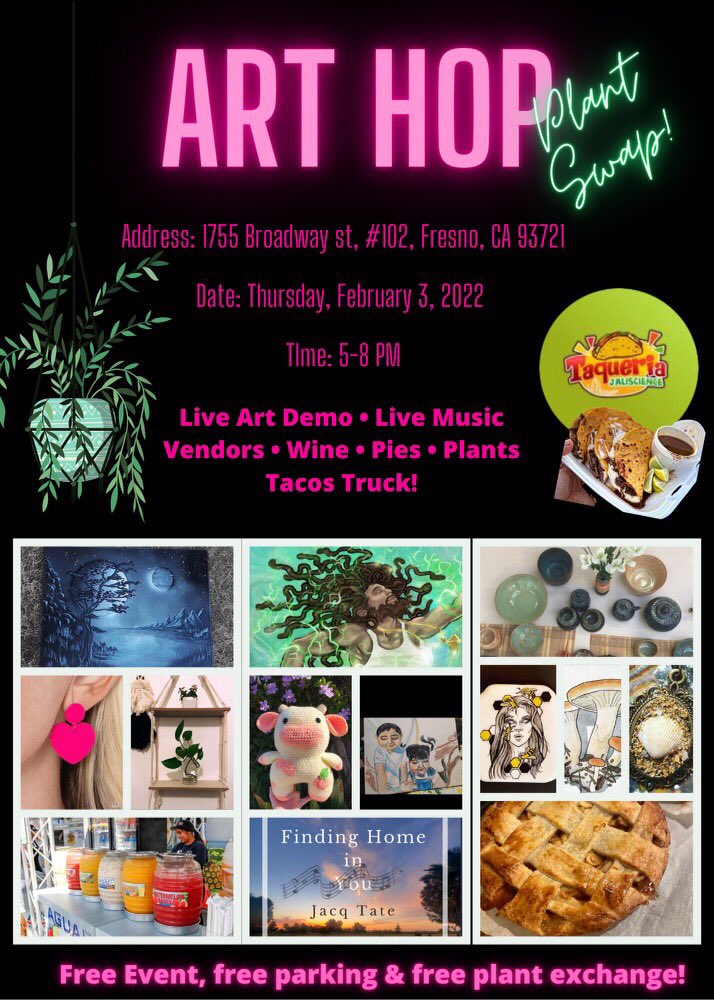 ThePiShopFresno's tweet photo. Join us for ArtHop tomorrow at 5PM! https://t.co/Xa4CR199PU
