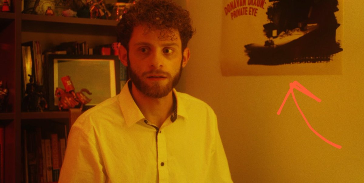 StarlessSkyProd's tweet photo. Catch Robbie's poster for Donovan Dixon: Private Eye in the background of the trailer for Chicken Surprise! https://t.co/BPea0DgK2f
