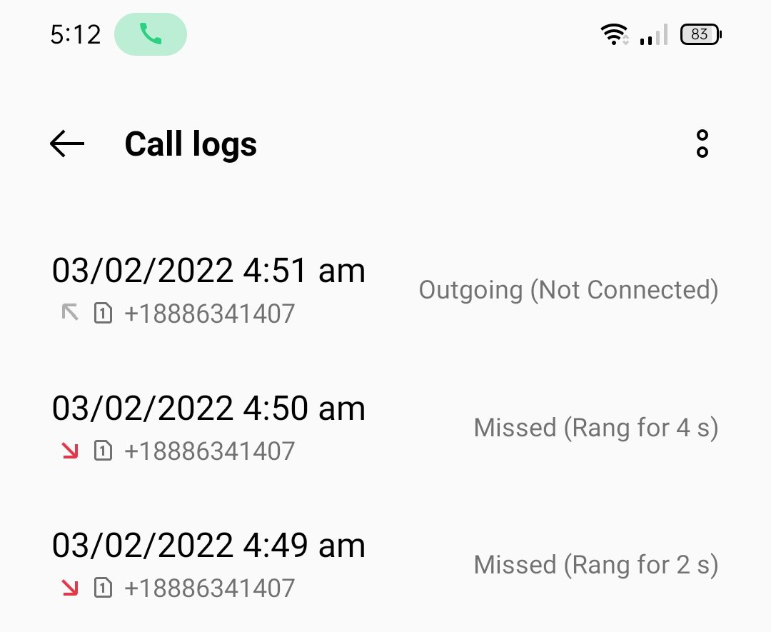 kprasanthk's tweet photo. @airindiain @TataCompanies
I requested for call back not missed calls, both calls were rang for 2 and 4 seconds. I am not a super human to answer those. https://t.co/DlS5sfcfld