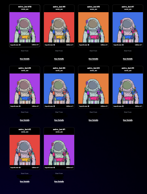 iamllynwxnvv's tweet photo. 🙏🙏New drop in @ParasHQ Collection ASTRO_BOI 
astronauts that are different and unique. is the only one in the world
roadmap 100 ed.

https://t.co/khivTyeQkE

#NFTTHAILAND #NFTs #NFTCommmunity  #NFTdrops #NFTartwork  #nearNFTs  #NEARProtocol #NEARnft #NEARUSD #NEARcollector https://t.co/tSqDqE1pV8