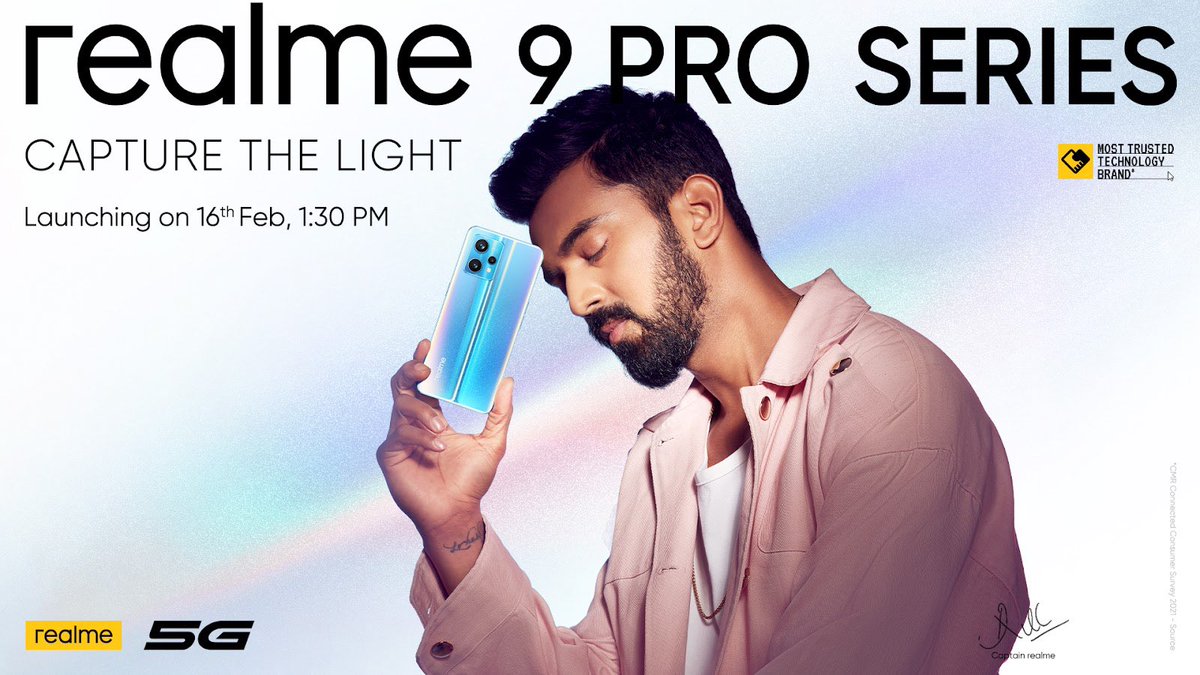 MJTech19's tweet image. Realme 9 Pro series 
Get ready for it
Launching on Feb 16.
#realme #realme9pro #MJTech #MJTechFamily