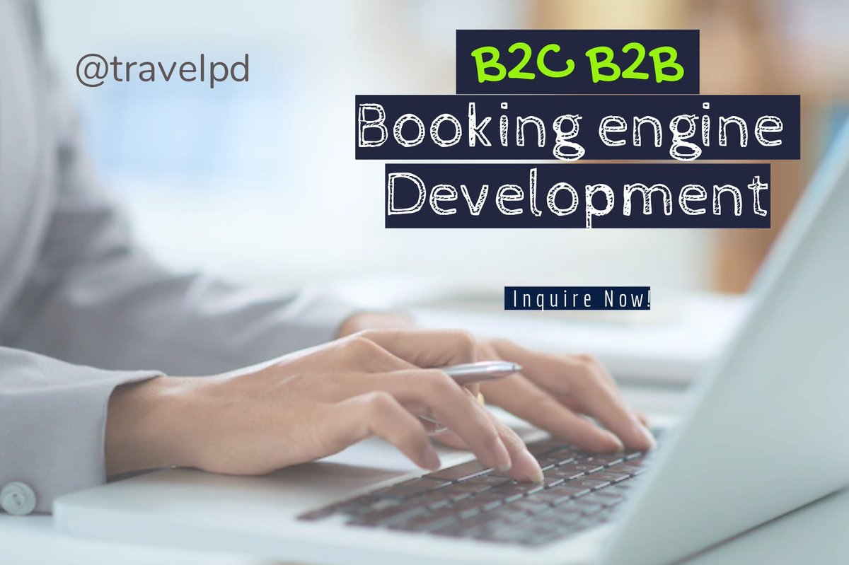 travelpdcompany's tweet image. Do you want to hire travel software developers for your project? Contact us now..!!
We are specialized in developing B2C B2B booking engine, reservation system, back office system, accounting software and CRM system. bit.ly/34qLts6
#Travelsoftwaredevelopment #B2b #B2c