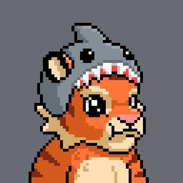 PixelTigers's tweet photo. Shark hat PixelCub🥺

We are giving away 1 whitelist spot for our Phase 2 minting:

1️⃣ Follow @PixelTigers 
2️⃣ Like &amp; Retweet
3️⃣ Tag 3 friends 🧡
4️⃣ Join discord: https://t.co/c9aOwYZoNs

!grr

#NFT https://t.co/8az3NvvxUz