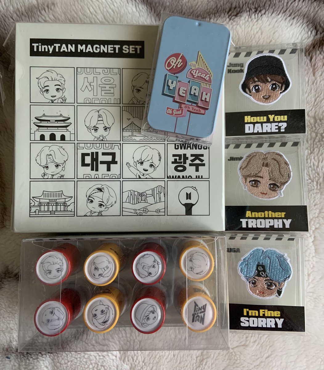 arimisan's tweet photo. Late thanks to @bewitchingsuga for a couple of packages received in Dec and Jan. The popup shop goods are very cute, particularly the magnet set! My favorite items are the @haule2733 music boxes though - they’re so beautiful! #BWSUFB https://t.co/uqIGJjri16
