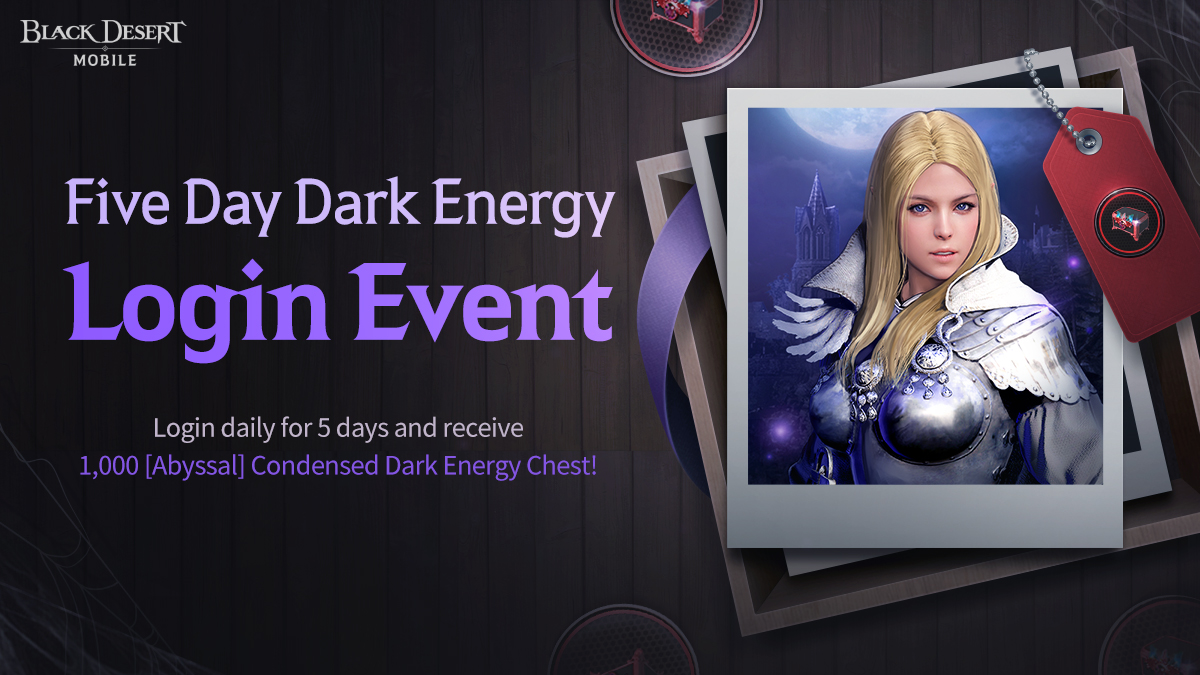 BlackDesertM_en's tweet photo. Obtain Caphras Accessory Chest, Family Name Change Coupon, Chaos Crystal, Ancient Inscribed Glyph, and other special items from these events!
⁠
Event Details: https://t.co/sKKuKSiflK

Log in now and check out the events! 😉
#BlackDesertMobile #BDM #Events https://t.co/PbbbaAZCz5