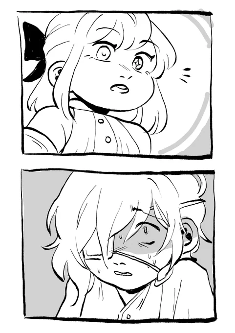 // nongraphic eye injury

some kind of kaejean soulmate au 