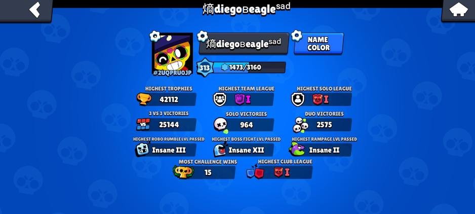 🔵F/A  Brawlstars 
algún equipo o alguien interesado en formar un bloque
- 15 años
- NA
- 1 año  y medio de experiencia
- comprometido
- disponibilidad 
- comunicativo
- WSP y DC
- 5 titulos menores 
❤️ y 🔁 se agradece
Mas info md