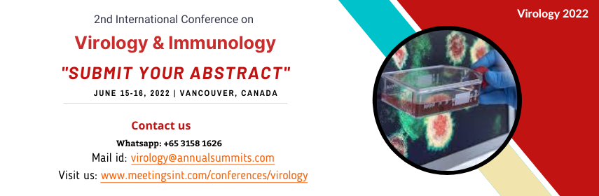 Virologymeet's tweet photo. #Virology2022 #Expertsmeet #virus #immunology #infectiousdiseases #Immunovirus #diseasepreventio Join us for the 2nd International Conference on Virology &amp; Immunology scheduled for June 15-16, 2022 in #Vancouver #Canada
For details: https://t.co/A40j0W1VIE https://t.co/o3zC5q9dPF