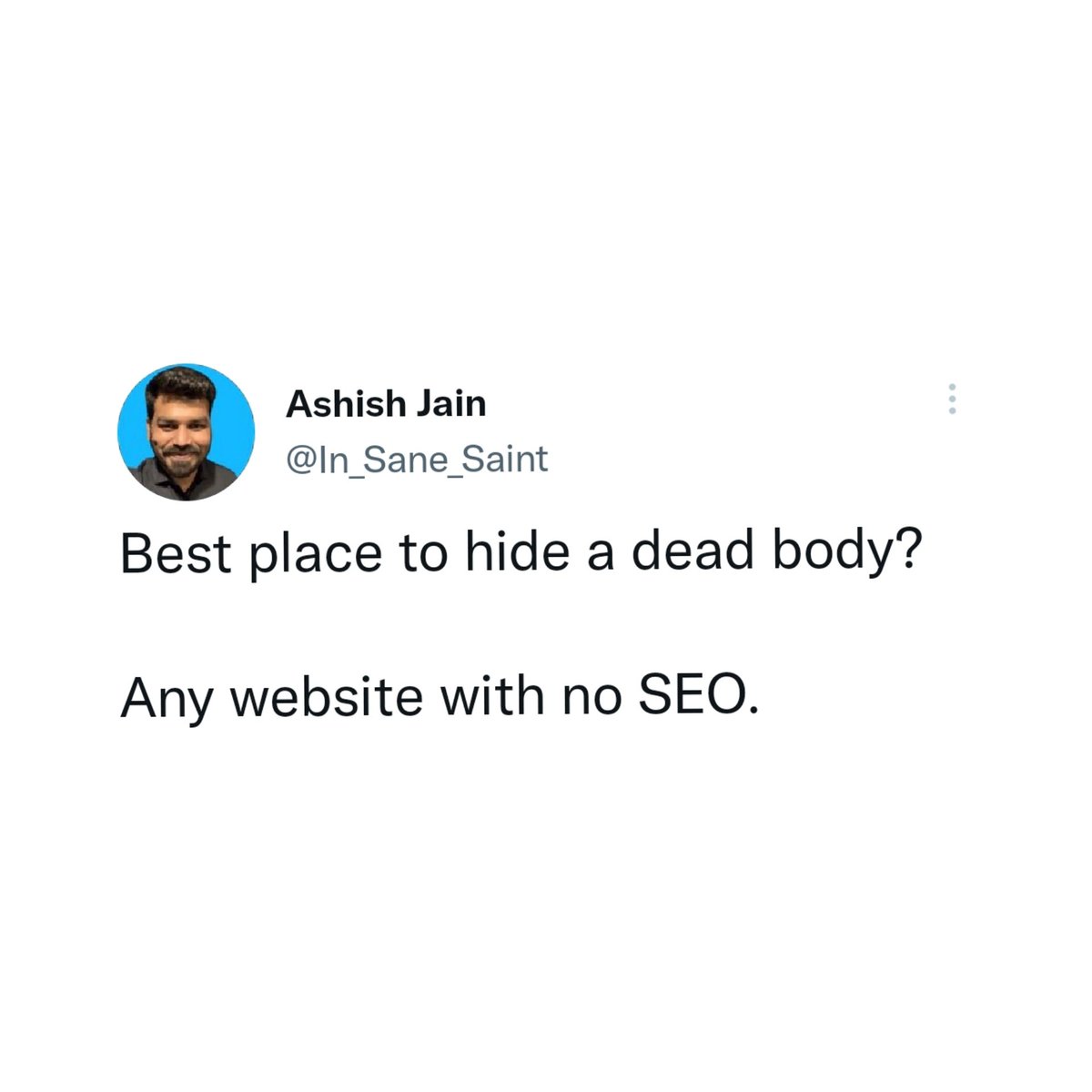SDissect's tweet photo. We all know what happens to the websites with no SEO! Can you guess?Β
#SocialMedia #Dissect #SocialMediaMarketing #Marketing #Advertising #DigitalMarketing #DissectCurates #SEO #SEM #Website https://t.co/rJX9BB9exc
