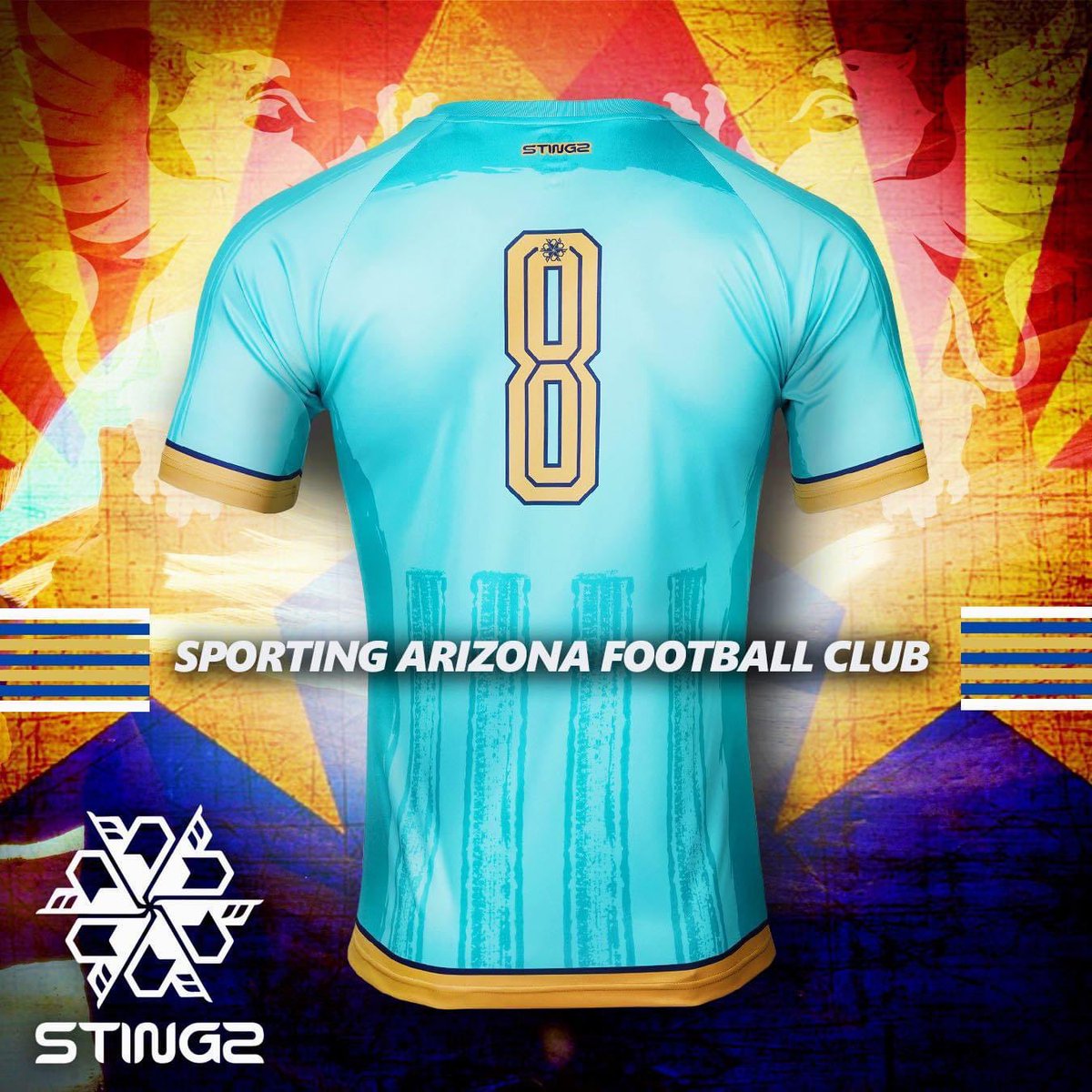 Unveiled!: We are pleased to unveil thr <a href="/SportingArizona/">Sporting Arizona</a> official away jersey for the 2022/23 playing season.

Stay tuned for the unveiling of the Sporting Arizona away goalkeepers’ kit, as well as the home players’ and goalkeepers’ kits! 

#UPSL #upslsoccer #soccer