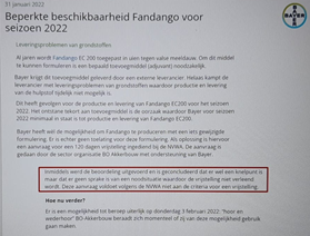 Einde uienteelt 2022????