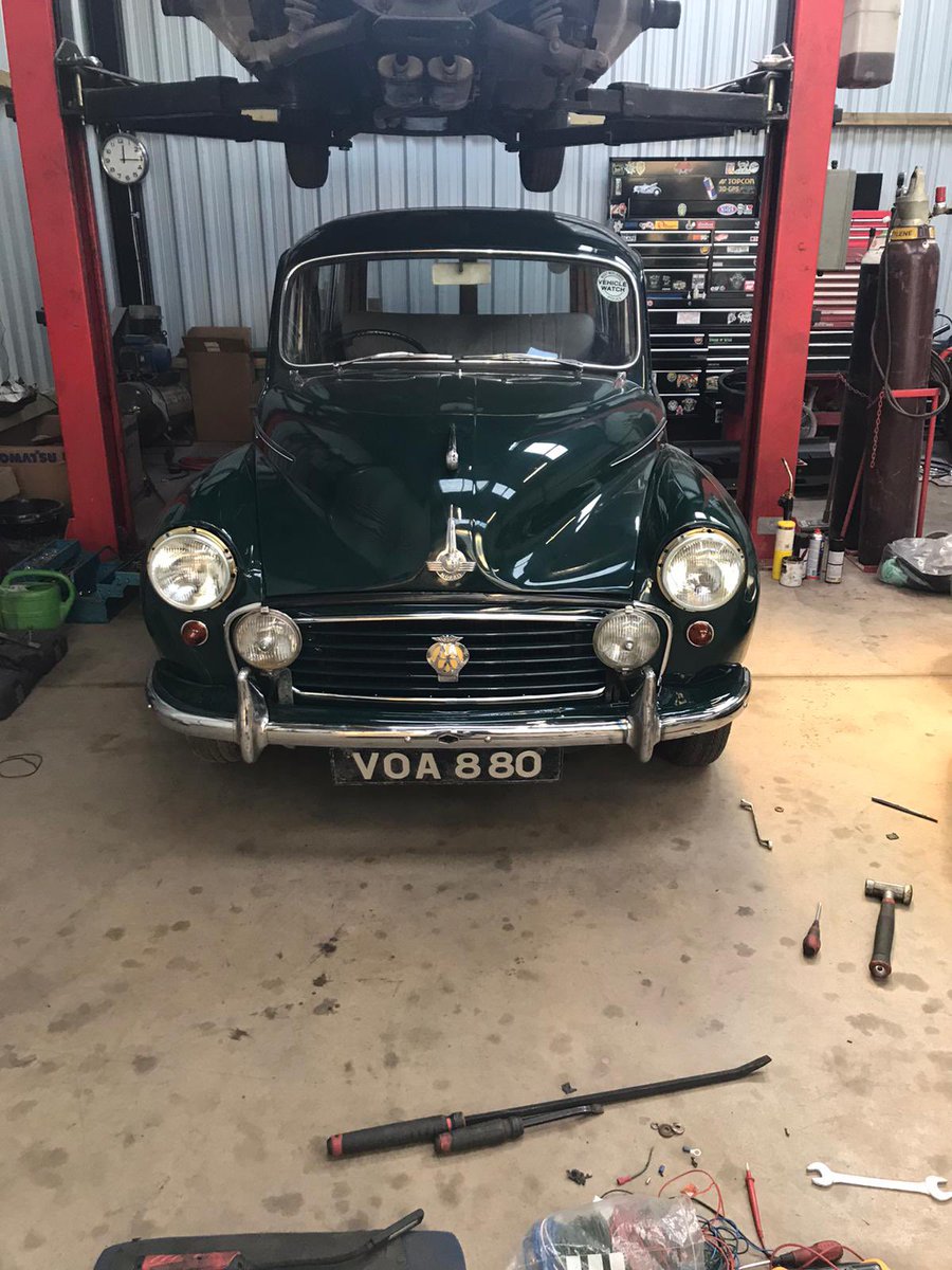 This 1957 Morris Traveller suffered a major head on accident. We’ve rebuilt it, retaining as many of the original parts as possible. Full story coming soon…
