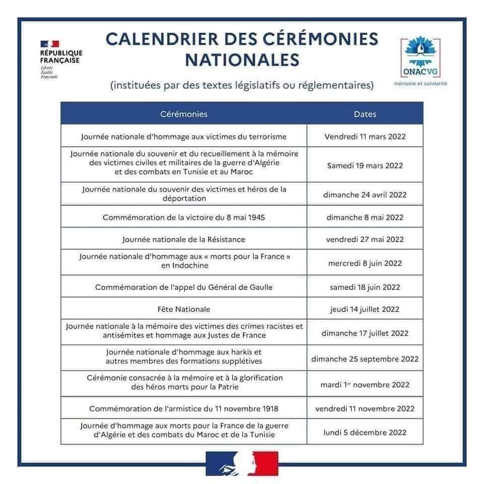 Calendrier Du Ravivage De La Flamme 2023 Snemm (@Snemm_Siege) / Twitter