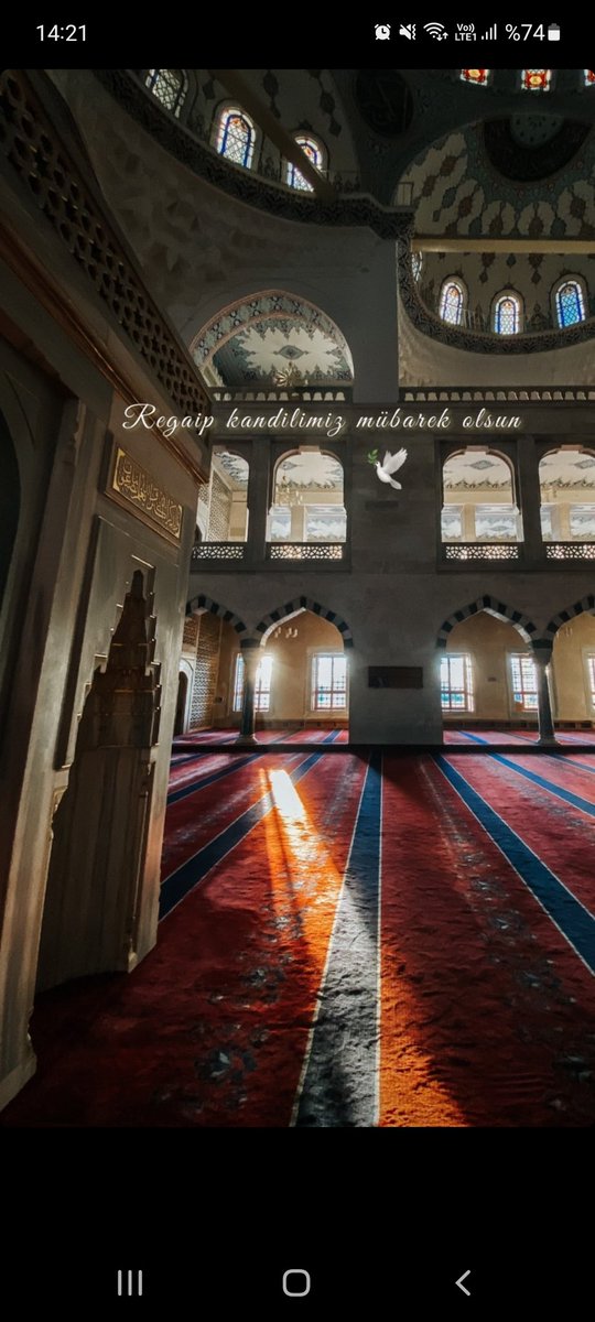 - Allah’ım bize, “İnşallah olur” diye duâ edip hayalini kurduğumuz her şeyin “Çok şükür oldu” sevincini yaşat..

Hz.Mevlana 
#RegaipKandili