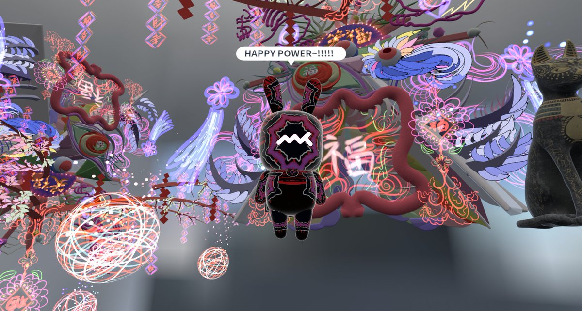 torazo_vr's tweet photo. Hello.I'm Torazo. #Metaani #myworld #experimental 
come in～！ #節分の日 
「福」のところから くぐったらきっといいことあると おもうんだ。  #cluster
https://t.co/Lq6rSYzl8O https://t.co/ONISVQOeZK
