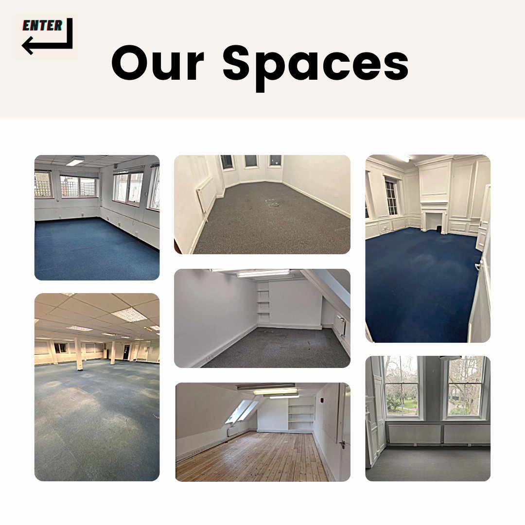 Enter_theVenue's tweet image. At ENTER, there are plenty of large open spaces, and smaller spaces available for hire. 

Want to know more about them, visit our website: entervenue.co.uk/spaces

There&apos;s space for you, here with us.