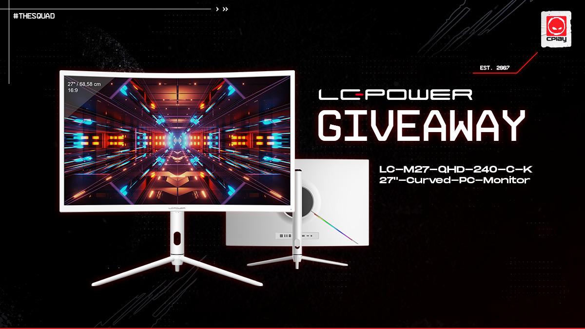 CPLAYgg's tweet image. #Werbung #Gewinnspiel

Zum Start der Partnerschaft zwischen @lcpower_germany  und @CPLAYgg  habt ihr die Möglichkeit einen LC-M27-QHD-240-C-K - 27"-Curved-PC-Monitor im Wert von 530 € auf Gheet zu gewinnen! 🔥 

gheed.com/giveaways/g-oM…

Wir wünschen euch viel Glück!

#THESQUAD