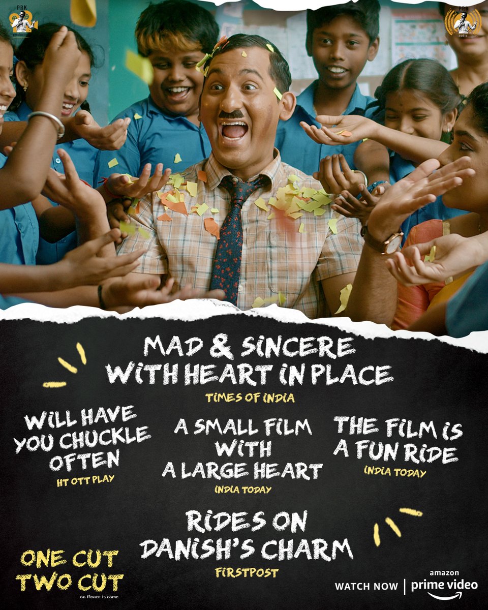 Ashwini_PRK's tweet photo. ನೀವು ವೀಕ್ಷಿಸಿದ್ದೀರಾ?
ಒನ್ ಕಟ್ ಟು ಕಟ್ ಗೆ ಉತ್ತಮ ವಿಮರ್ಶೆ ಬರುತ್ತಿದೆ.

Have you watched?
Good reviews pouring in for One Cut Two Cut.

#OneCutTwoCutOnPrime, watch now on @PrimeVideoIN.

🎥: https://t.co/8Is5EiBCWc

#PrakashBelawadi #VineethBeepKumar #SampathMaitreya #Sahitanand https://t.co/zqYYnWheK7