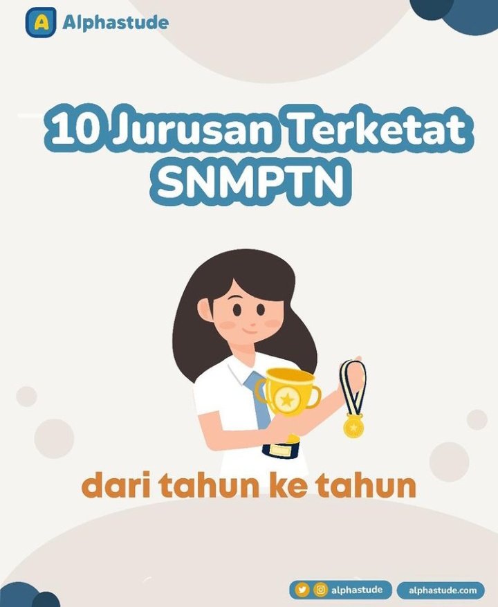 yourchance_ID's tweet photo. RT @pgnmasukugm: 10 Jurusan Saintek &amp; Soshum Terketat di SNMPTN.
dari tahun 2019,2020,2021 ✨
----------------------------------
sc : @infomasukPTN &amp; alphastude https://t.co/uCDQsZKK6S