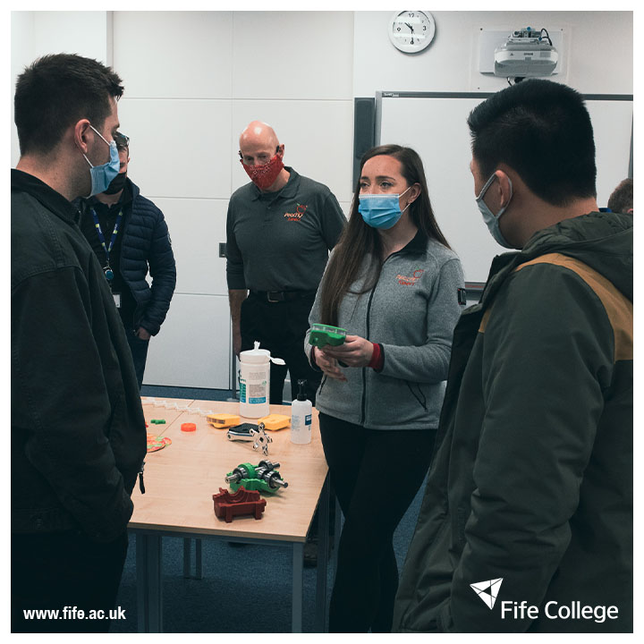 fifecollege's tweet photo. 👍 A fantastic morning welcoming local engineering employers to our Glenrothes campus. 

The event showcased the £800,000 of newly invested equipment for our students within the faculty. https://t.co/u9vVNH6BUe