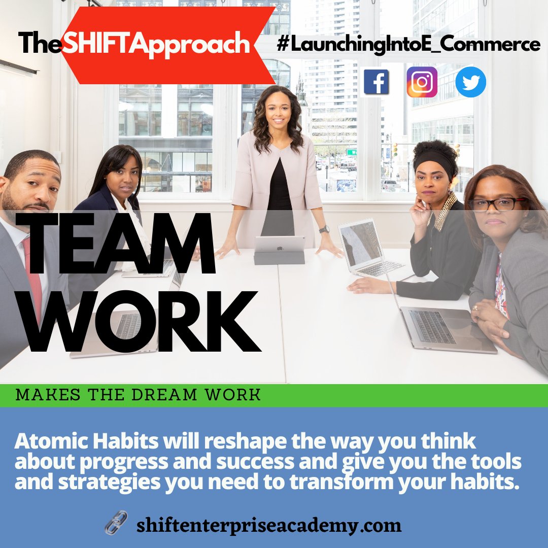 SHIFTVentures's tweet photo. To work in harmony with a team, sometimes you have to make changes (difficult + simple).
#LaunchingIntoE_Commerce
#AfricanEntrepreneurs
#TheSHIFTApproach
#BlackHisoryMonth
#HelpYourFamily
#AfroTech
#Africa https://t.co/q4fL7mXayC