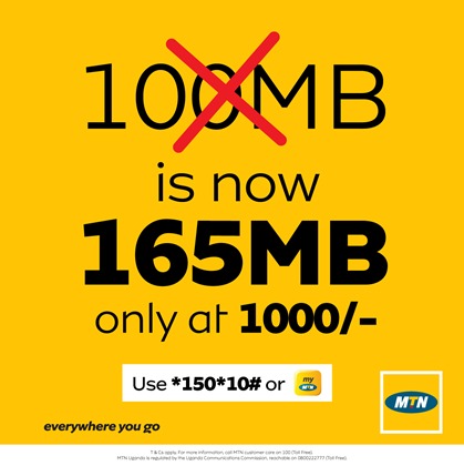 Mobile data should not be a luxury but should be affordable to all Ugandans! Now it is with #MTNUganda #goodtogether