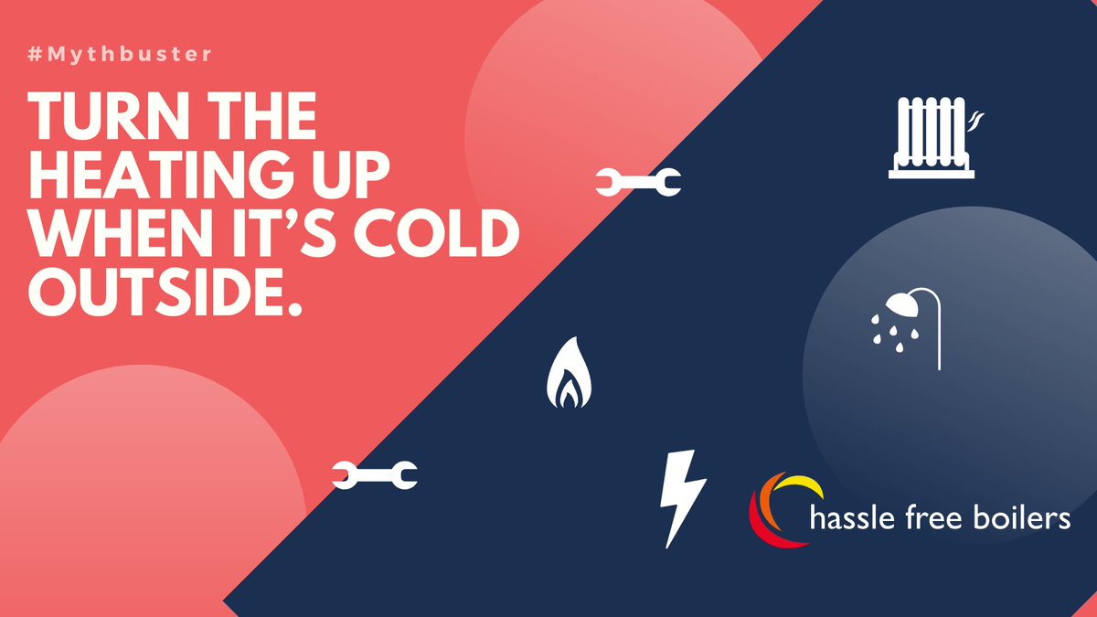 No matter what the weather conditions, your thermostat is there to maintain your home’s internal temperature. So there is no need to turn it up higher than it needs to be when it’s colder outside. #MythBuster🕵️‍♂️

#boiler #heating #plumbing #gas #boilerservice