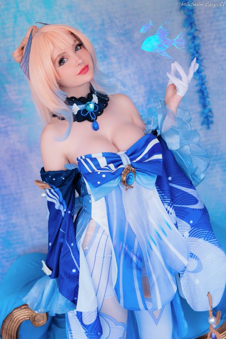 I am Sangonomiya Kokomi. My journey with you will be an opportunity to unwind... Ahem, I mean... https://t