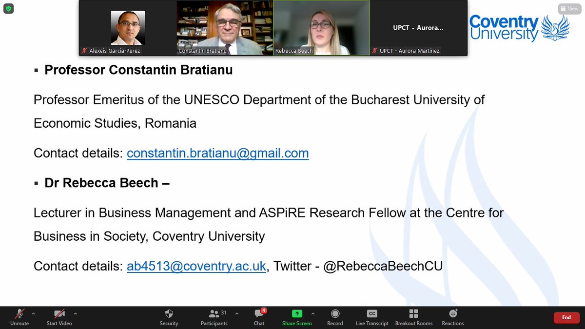 Alexeis Garcia-Perez (@alexeisgarcia) on Twitter photo Excellent seminar on #CustomerKnowledge and #OpenInnovation #Strategy, delivered by Prof Constantin Bratianu and @RebeccaBeechCU at <a href="/CBiS_CovUni/">Business in Society</a> Excellent seminar on #CustomerKnowledge and #OpenInnovation #Strategy, delivered by Prof Constantin Bratianu and @RebeccaBeechCU at <a href="/CBiS_CovUni/">Business in Society</a>