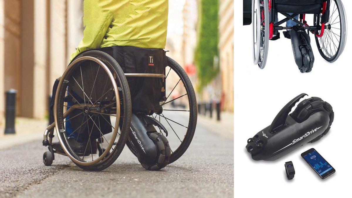 Recare66's tweet photo. Permobil's SmartDrive, supplied by Recare, is a lightweight power assist for additional help when needed. Simple to attach to all manual wheelchairs, it's easy &amp; intuitive to use with the help of the PushTracker bluetooth wristband ➡️ https://t.co/eQCZQpKhz7
Recare: 0330 3202493 https://t.co/VALO3Tql1V