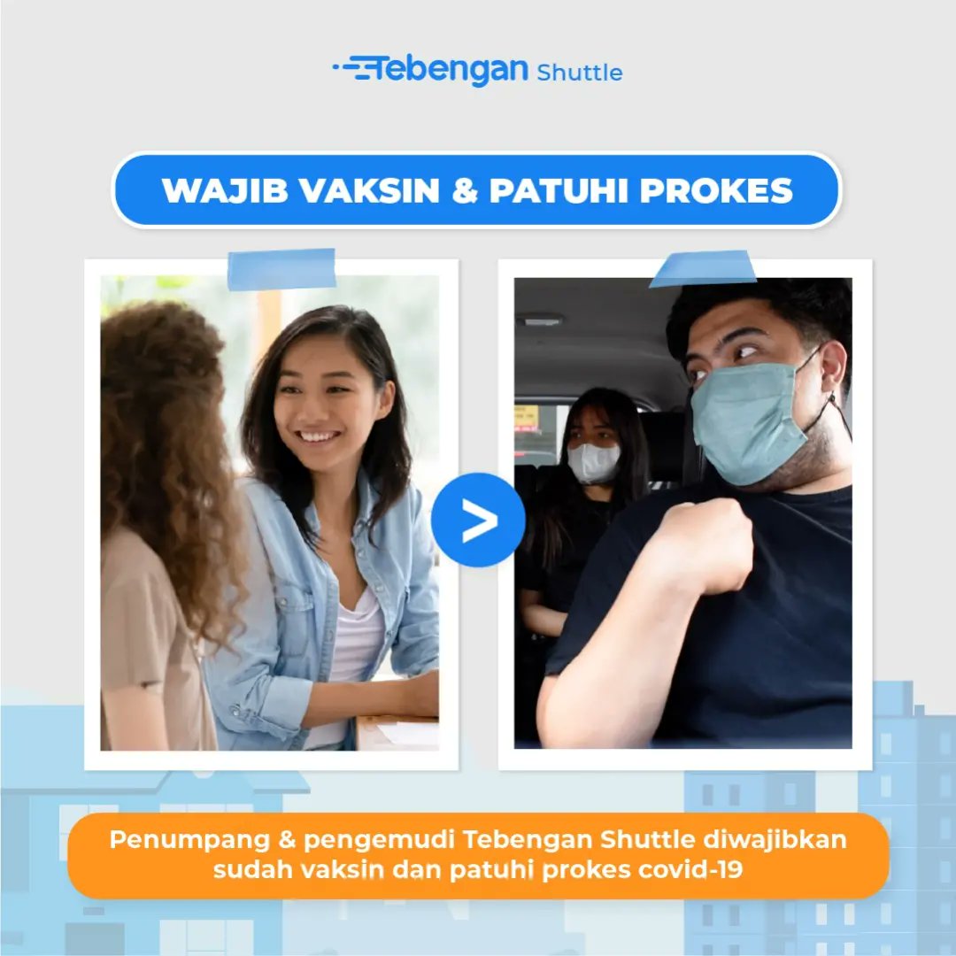Tebengan_ID's tweet photo. Jangan khawatir, prokes dijaga ketat saat naik Tebengan Shuttle, ya! https://t.co/H27F0M4CWa