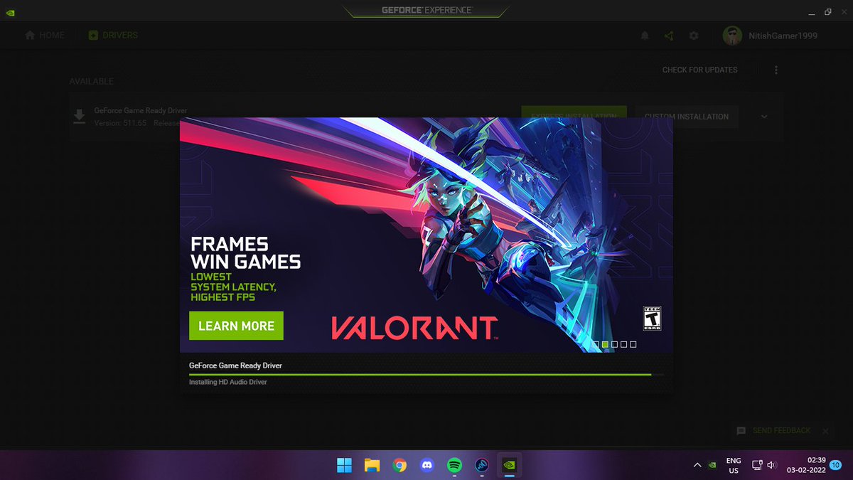 TechnologyHell's tweet image. FRAMES WIN GAMES
NVIDIA empowers Valorant

Also Riot removes NVIDIA&apos;s in game support from Valorant

@PlayVALORANT @NVIDIAGeForce #VALORANT #Nvidia #geforcenow #shadowplay
