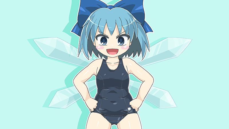 チルノ(東方Project) 「動画素材10 」|winnのイラスト