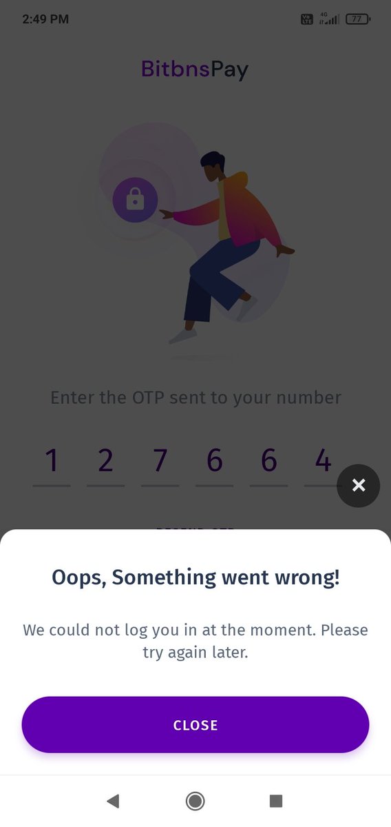 NiteenVMore1's tweet photo. @bitbns @MANOJDHAMAT Login problem.. Bitbns account.. https://t.co/Q1r5pBxnl6