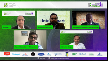 Intelli_Smart's tweet photo. Anupam Shrivastava, Head BD & Policy @Intelli_Smart during #FEED4YOU Executive Dialogue 3 shared his perspective that #RenewableEnergy on one hand provides plethora of #benefits for mankind but it has inherent challenges (1/4) https://t.co/XHKhpuihAg