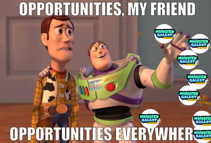 SpaceDlt's tweet photo. @Eljaboom @MonsterGalaxy21

It's obvious that #Play2Earn will change lives this year.

My bet's on $GGM. #P2E, #NFT and Free-to-Play.

>Players get free equipments to start playing with.
>Players who own the Genesis Moga #NFTs unlock additional in-game advantages.

$GGM is the next 100x 💎 https://t.co/PnkvSavT4X