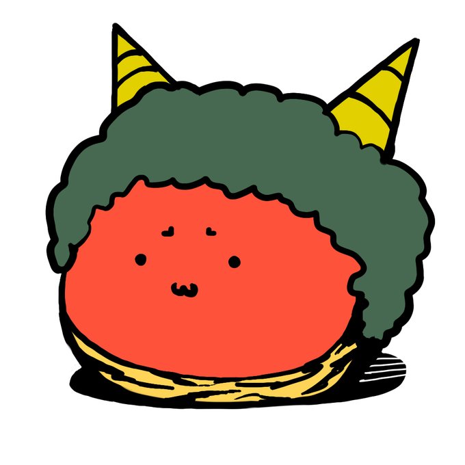 僕もお家に入れておくれよ( ˘ω˘ )👹 