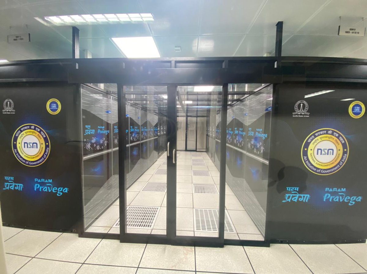 Param Pravega, among the most powerful supercomputers in India (3.3 petaflops), has been installed at IISc under National Supercomputing Mission. Many components manufactured &amp; assembled in India, including indigenous software stack developed by <a href="/cdacindia/">C-DAC India</a>
iisc.ac.in/events/param-p…