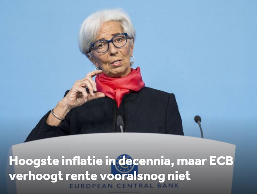 Ze lijkt inderdaad niet echt onder de indruk van de inflatie.
