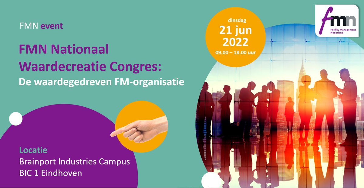 FMN en @wundershift presenteren dinsdag 21 juni een nieuw vakevent: het FMN Nationaal #Waardecreatie Congres, dat zal plaatsvinden op het Brainport Industries Campus Eindhoven.

Bekijk het programma en bestel je tickets op onze website!
👉 lnkd.in/dSg2pAgE