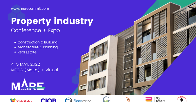 MareSummit's tweet photo. 📢#MARESummit 2022 the #RealEstate &amp; #Property industry hybrid event.📢

📅4th - 5th MAY, 2022 | Live (MFCC #Malta) + Virtual

Join us for two days of #networking and curated content that will provide insights into the #European and #Maltese property #industry.🌐