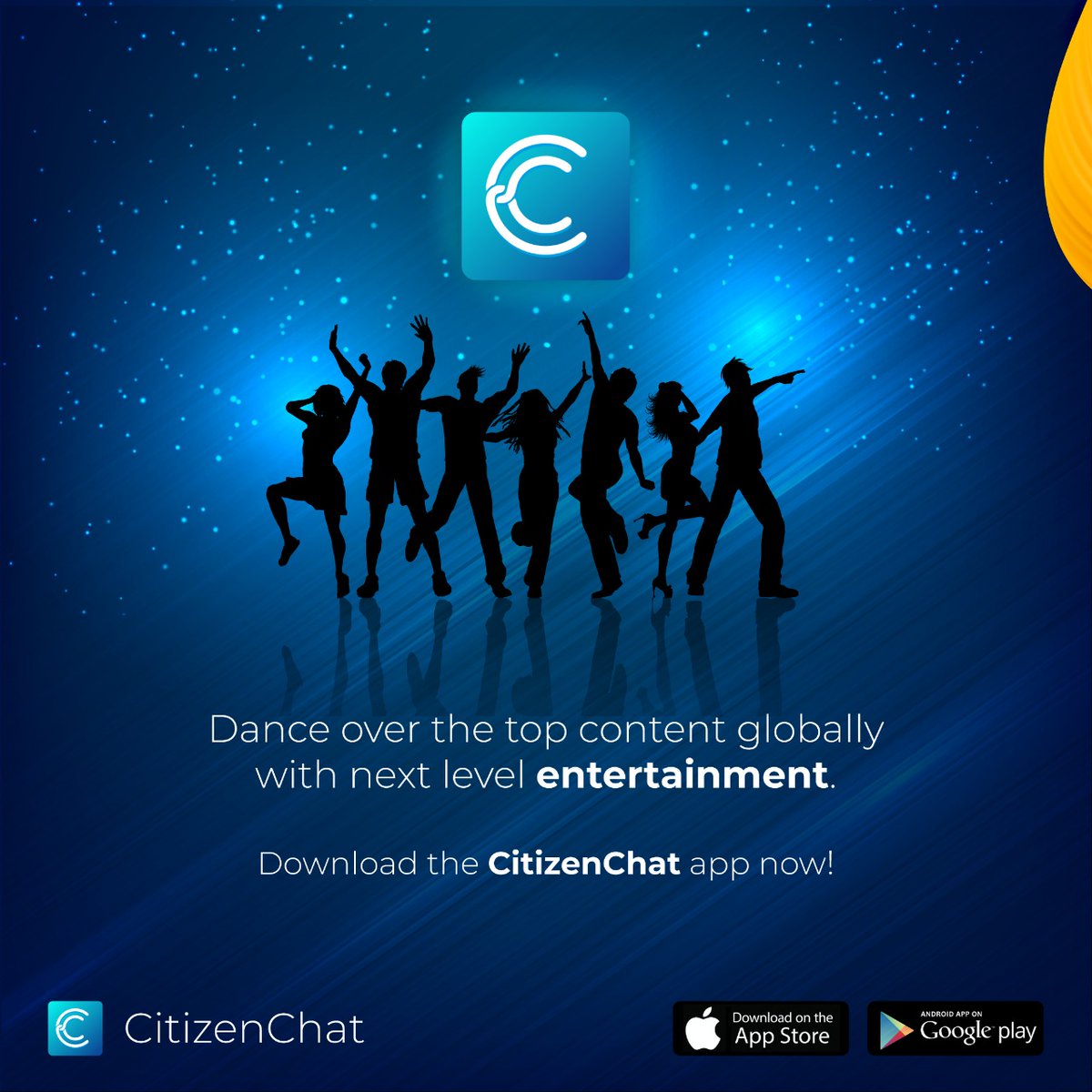 CitizenChat_inc's tweet photo. Entertainment has got a new definition now! It's  time to groove over that top content from all over the world. 🌏 Take your content creation abilities to the next level! 
Download the CitizenChat app now! ⬇️ Link in bio.🔗

#citizenchat #Creator #contentcreation  #influencers https://t.co/PTPRczNYig
