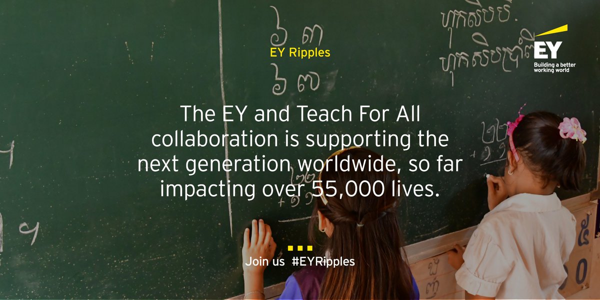 Japan_EY's tweet image. EYの社会貢献プログラム #EYRipples は次世代教育の分野で #TeachForAll と20カ国で（日本では ＃TeachForJapan と）連携しています。コロナ禍におけるバーチャル学習への転換で得られた洞察やビジネスと教育分野の協働について、共同で執筆した記事が公開されました(英語)。
spr.ly/6019KMJXU