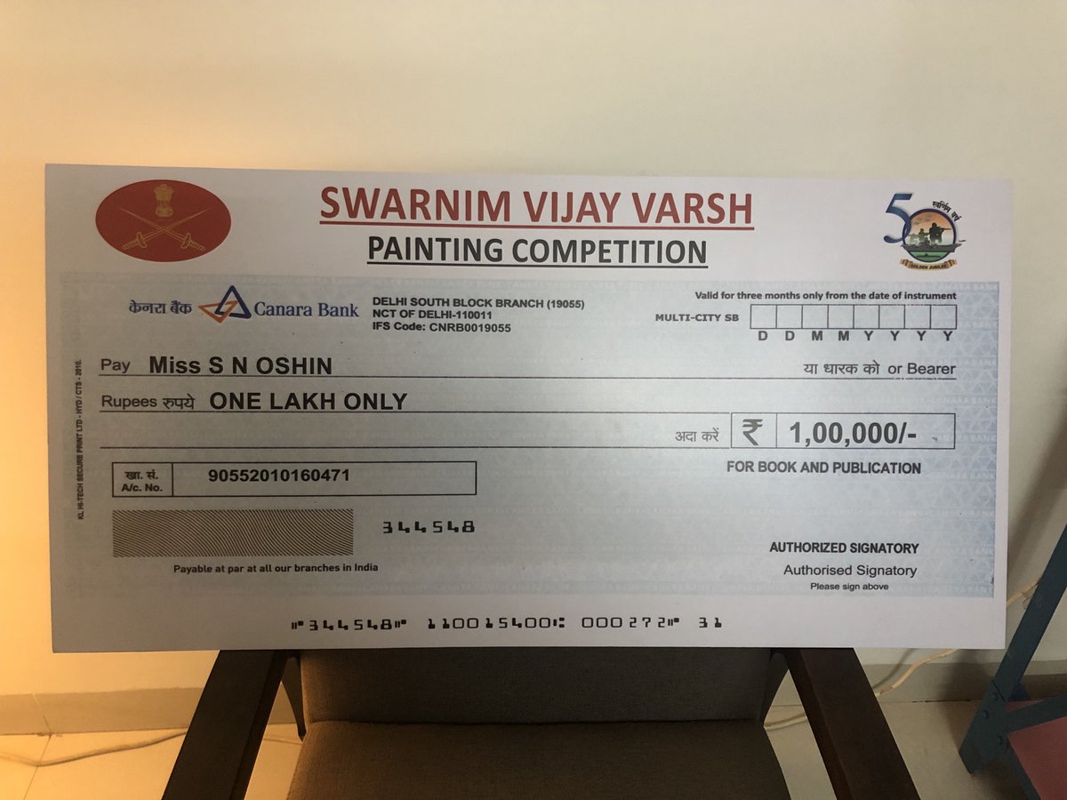 Finally #OshinArt reached 1st milestone in a journey to nowhere which is yet to start.. 
#SwarnimVijayVarsh