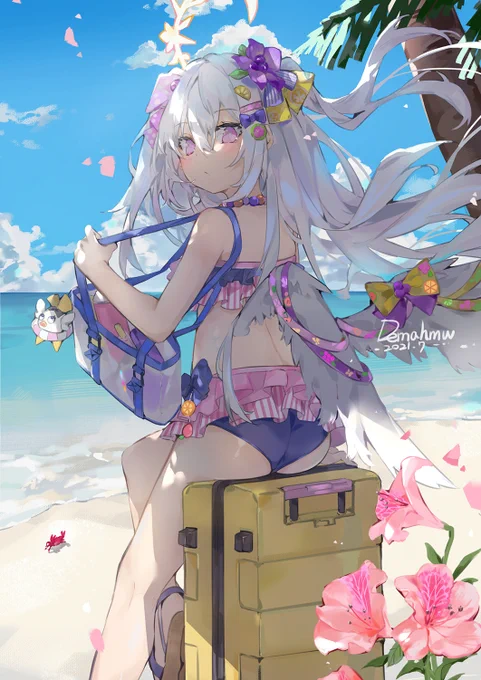 海と水着
#ブルアカ 
