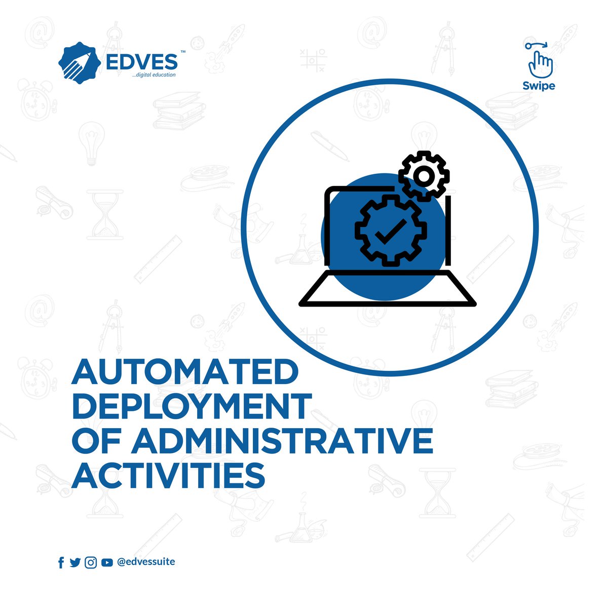 EdvesSuite's tweet image. Here are 3 things a Learning Management Software can help your School achieve.
It&apos;s time to leverage technology in automating all your School processes.
#edtech
#techproducts 
#educationandtechnology 
#digitizedlearning
#processautomation